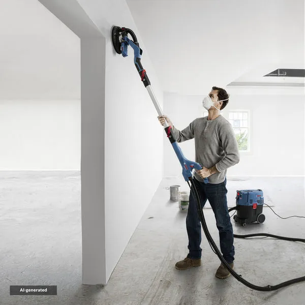 Bosch GTR 550 falcsiszoló zsiráf 550W 225mm bérlése glettelt falhoz